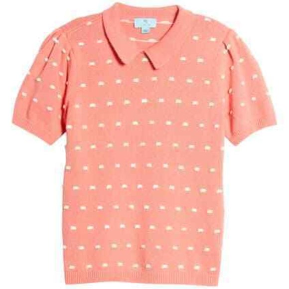 CeCe by Cynthia Steffe Short Puff Sleeve Sweater - Picture 3 of 3